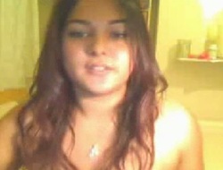 Busty Indian Babe on WebCam